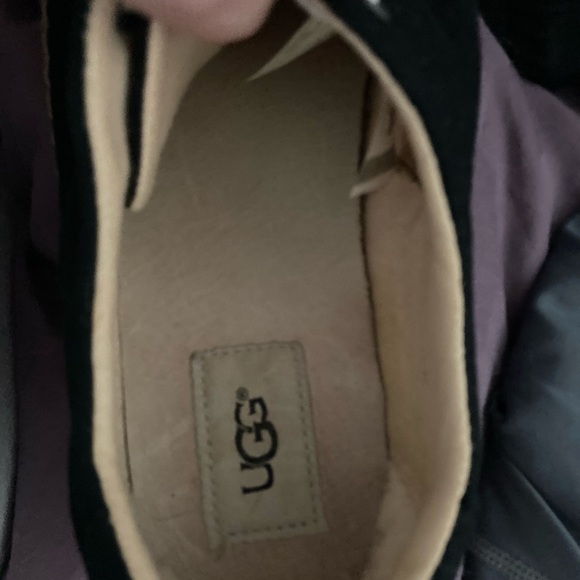 UGG Black Canvas Shoes Size 8.5 - Picture 5 of 5